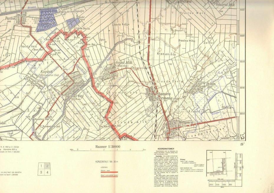 1952 Original Military Topographic Map Vrsac Vrsac Plan Banat Serbia …, Vršac, Serbia, Vrsac  Castle, Manastiri Fruska  Gora