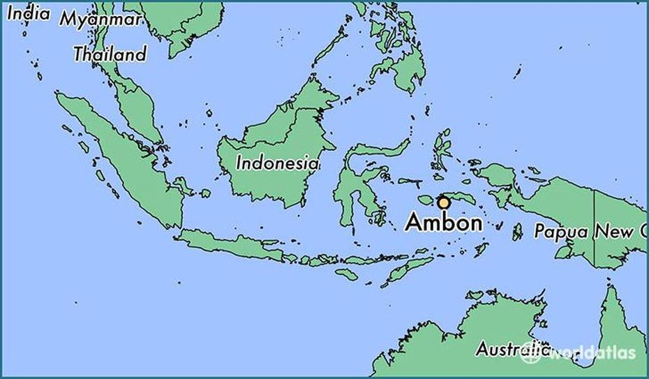 Where Is Ambon, Indonesia? / Ambon, Maluku Map – Worldatlas, Ambon, Indonesia, Gambar Kota Ambon, Ambon Island