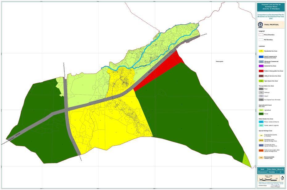 Cdp 2010 Mouza-Village Map :: Bhubaneswar Development Authority, Sijua, India, India  World, India  Kids