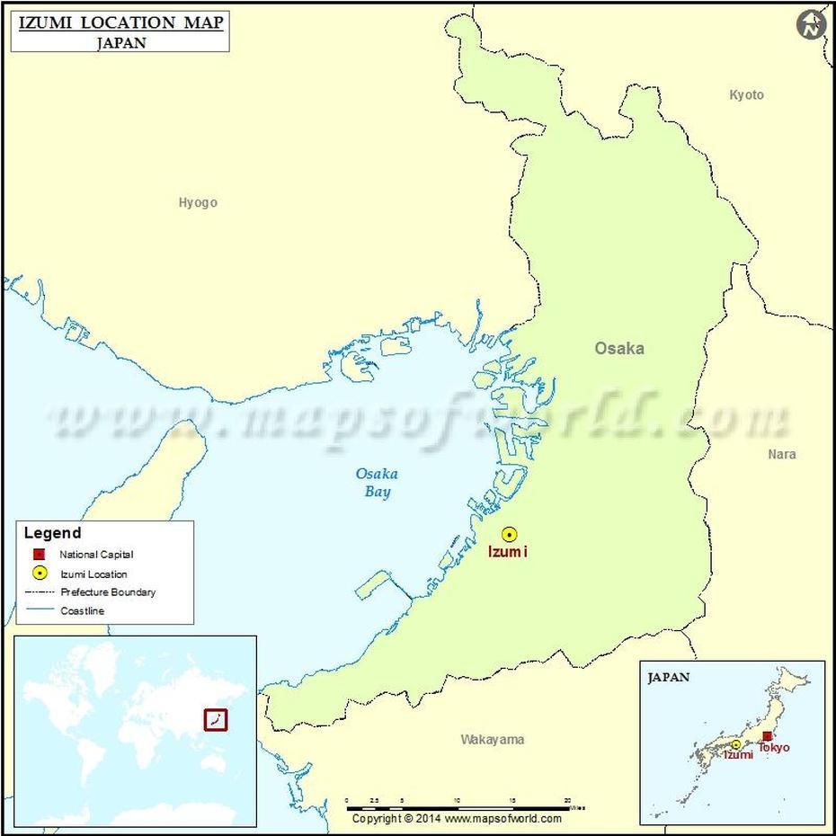 Where Is Izumi | Location Of Izumi In Japan Map, Isumi, Japan, Feudal Japan, Southern Japan