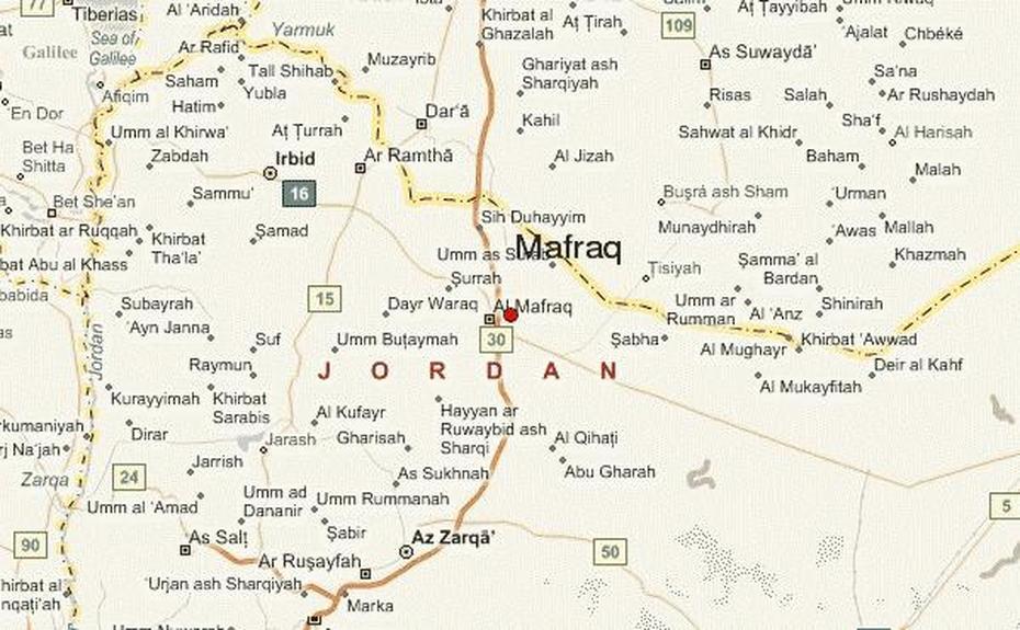 Mafraq Location Guide, Al Mafraq, Jordan, Mafraq Jordan, Jordan Location On World