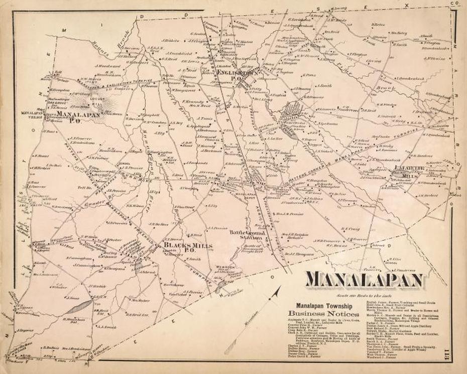 Manalapan [Township]; Manalapan Township Business Notices. – Nypl …, Manalapan, United States, Manalapan Recreation Center, Willingboro Nj