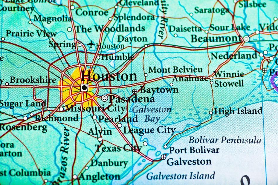 Map Of Houston City Limits – State Coastal Towns Map, Houston, United States, Texas United States, Houston On Us