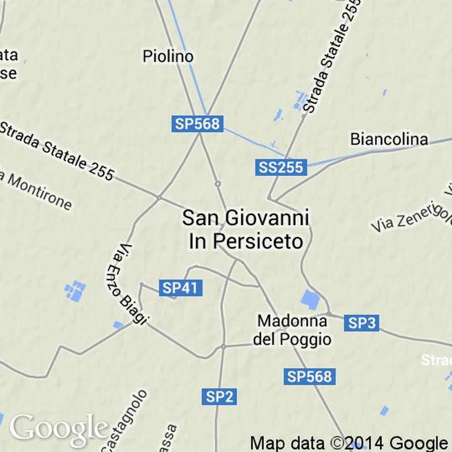 Mappa Di San Giovanni In Persiceto, Cartine Stradali E Foto Satellitari, San Giovanni In Persiceto, Italy, San Giovanni Addolorata, San Giovanni Bologna