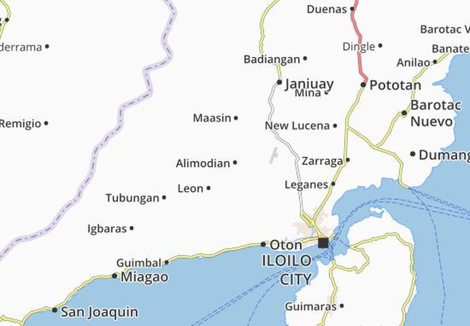 Mappa Michelin Alimodian – Pinatina Di Alimodian Viamichelin, Alimodian, Philippines, Where Is Iloilo  Located, Iloilo  City