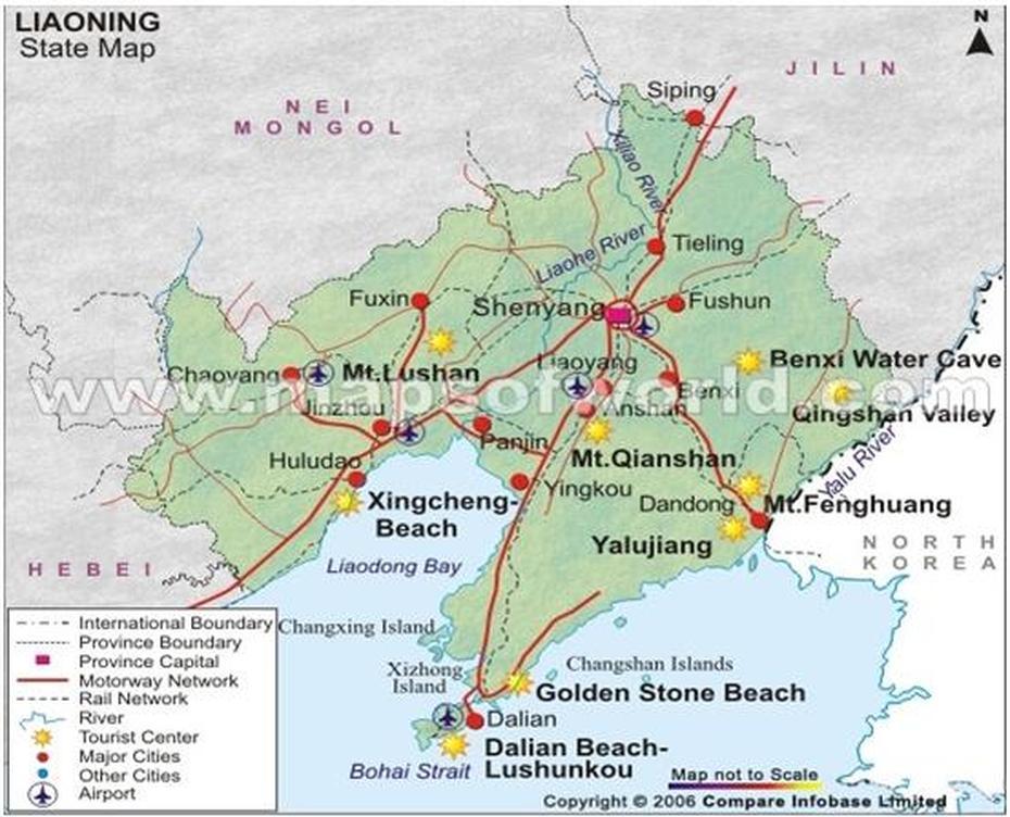 Its Northeastern Part Is Adjacent To Liaoyang City And Western Part …, Lianshan, China, China  Svg, Cities In China