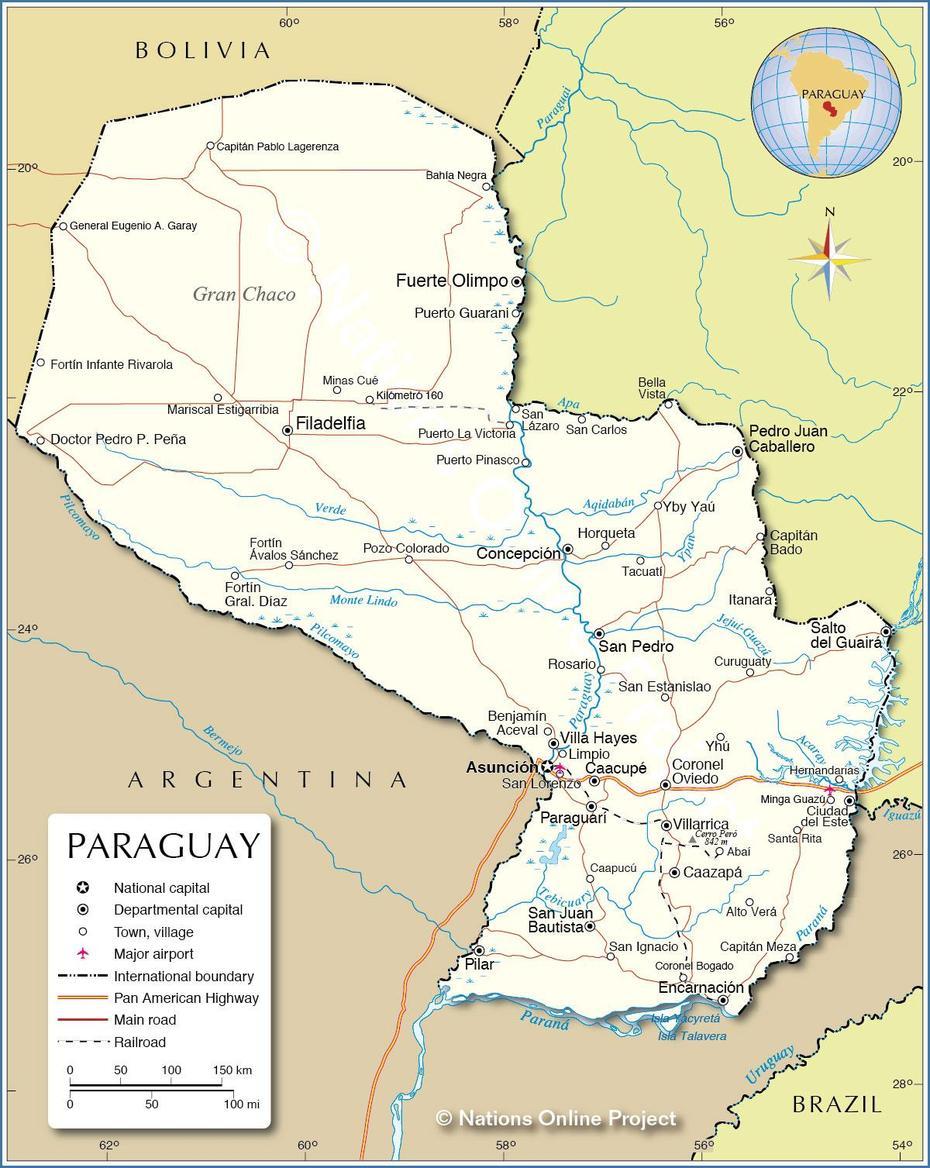 Rio Paraguay, Capital Of Paraguay, Paraguay, Ypané, Paraguay