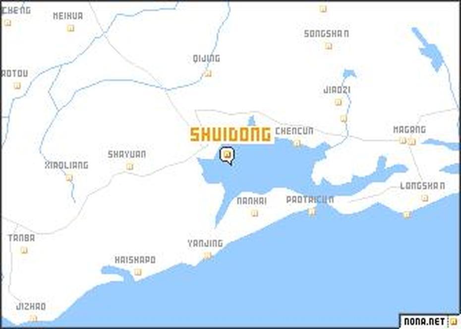 Shuidong (China) Map – Nona, Shuiding, China, Shenyang On, Shenyang  City