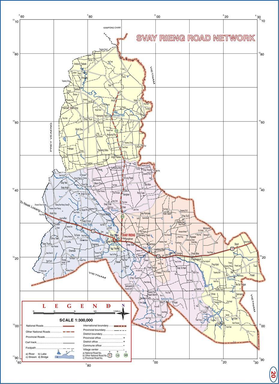 Svay Rieng Province Cambodia Road Map – Svay Rieng Province Cambodia …, Svay Rieng, Cambodia, Svay Rieng Province, Pursat Cambodia