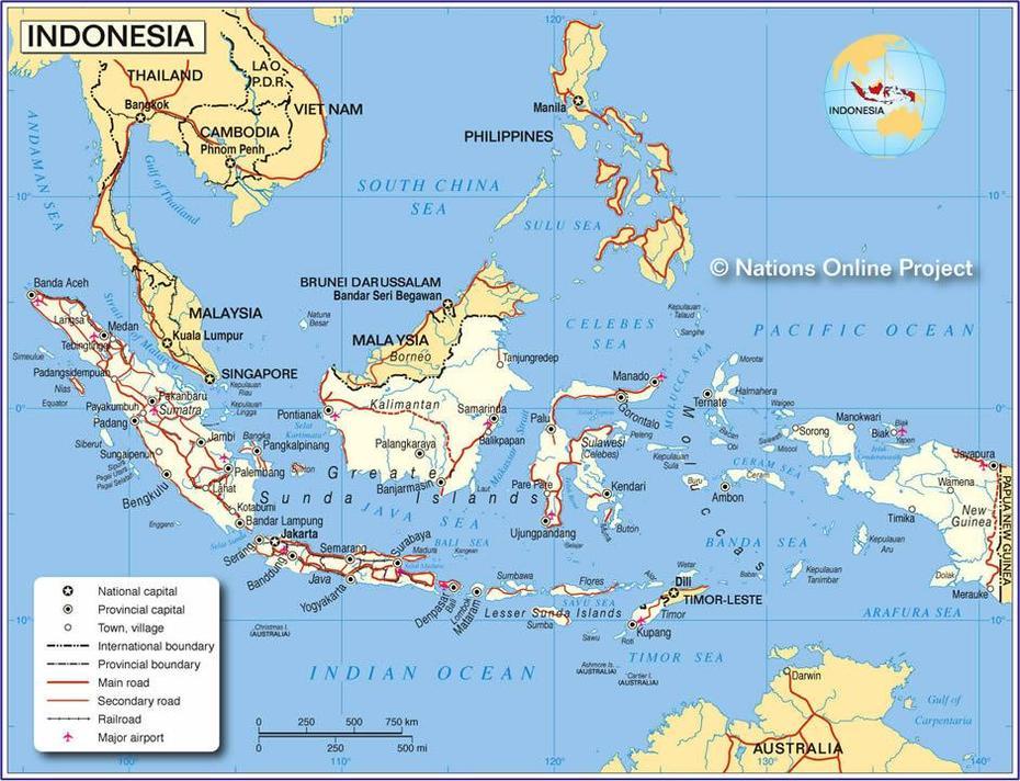 Tangerang Map, Tangerang, Indonesia, Indonesia  Black And White, Mataram