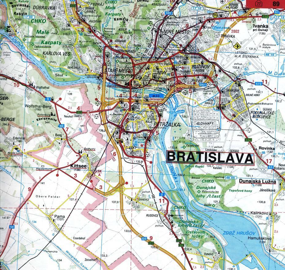 Travel To Bratislava – Travel Maps To Bratislava Slovakia, Bratislava, Slovakia, Slovakia  Of Europe, Slovakia On A