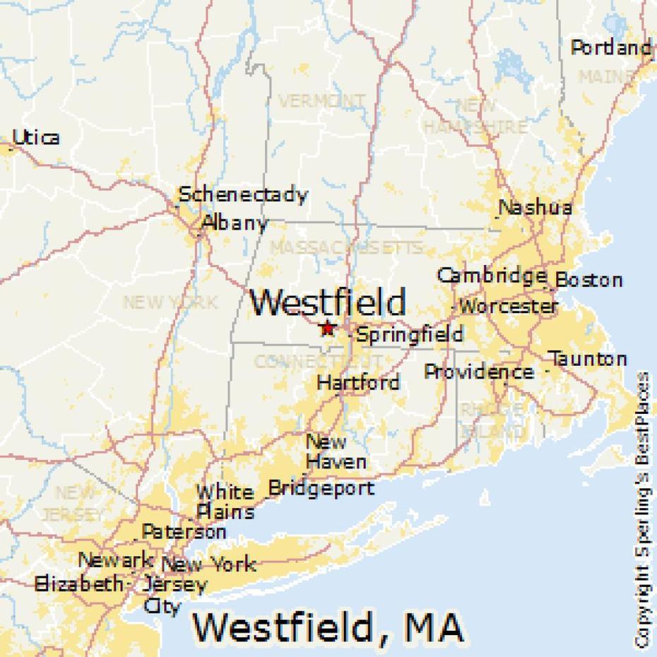 Westfield State Map – Printable Map, Westfield, United States, Westfield New Jersey, Westfield State College