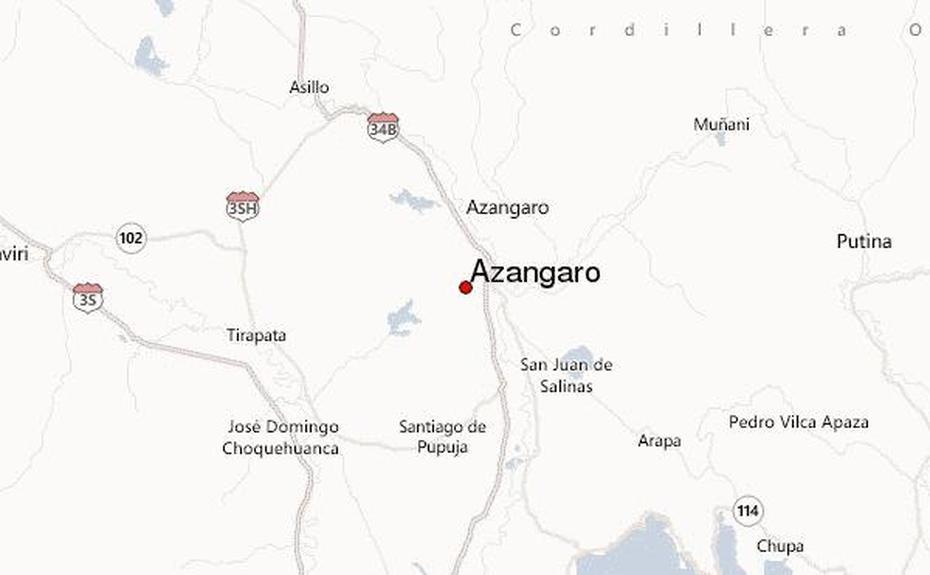 Azangaro Location Guide, Azángaro, Peru, Lima, Peru World