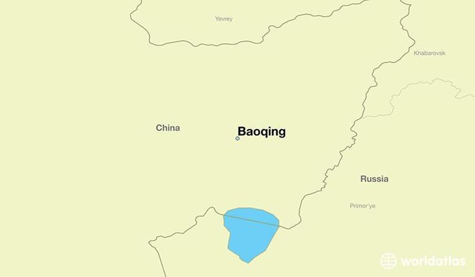 Where Is Baoqing, China? / Baoqing, Heilongjiang Map – Worldatlas, Baocheng, China, China  By Province, China  With Flag