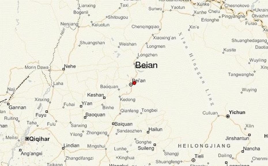 Beian Location Guide, Beian, China, South China, China  Graphic