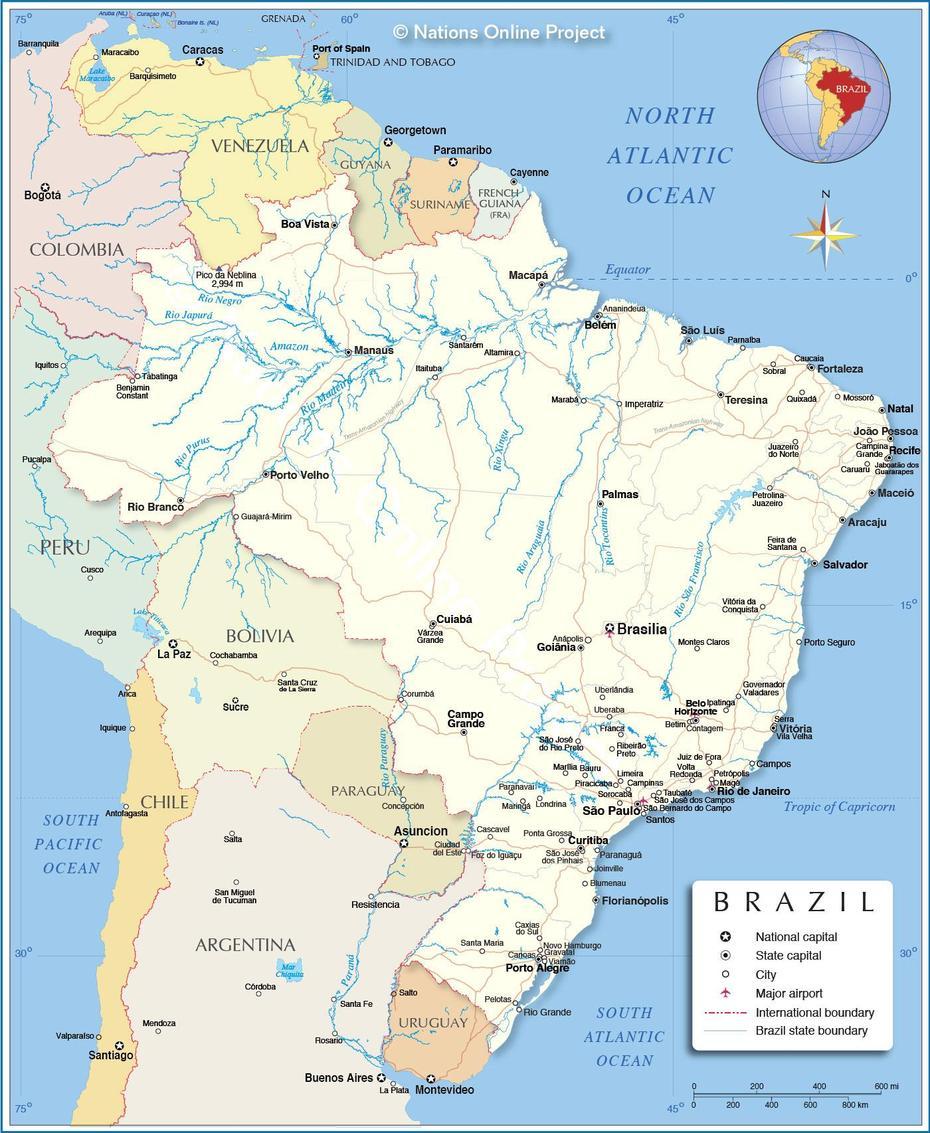 Brazil Map – Brazil Latitude, Longitude, Absolute And Relative …, Aliança, Brazil, Alianza  Francesa, Alianza De  Amor