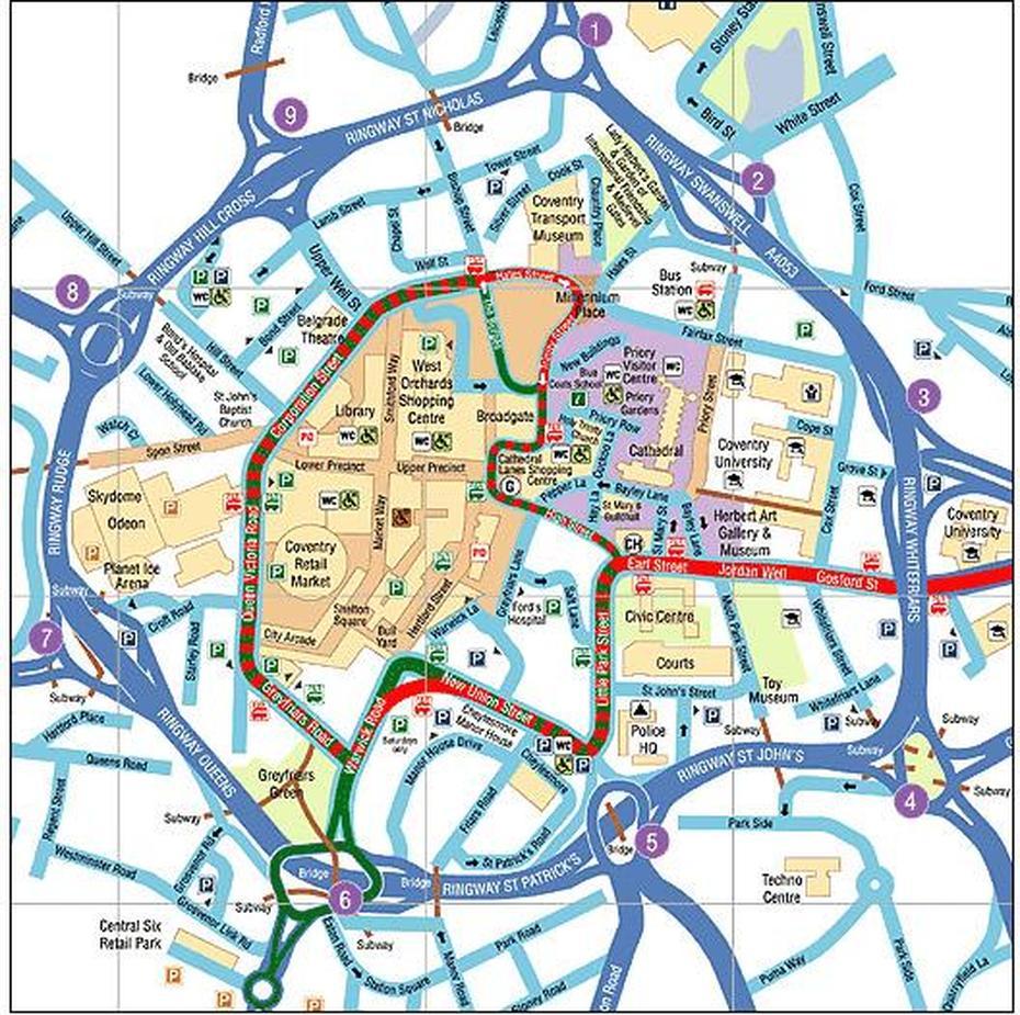 Coventry Map And Coventry Satellite Image, Coventry, United Kingdom, Luton On, Luton Town