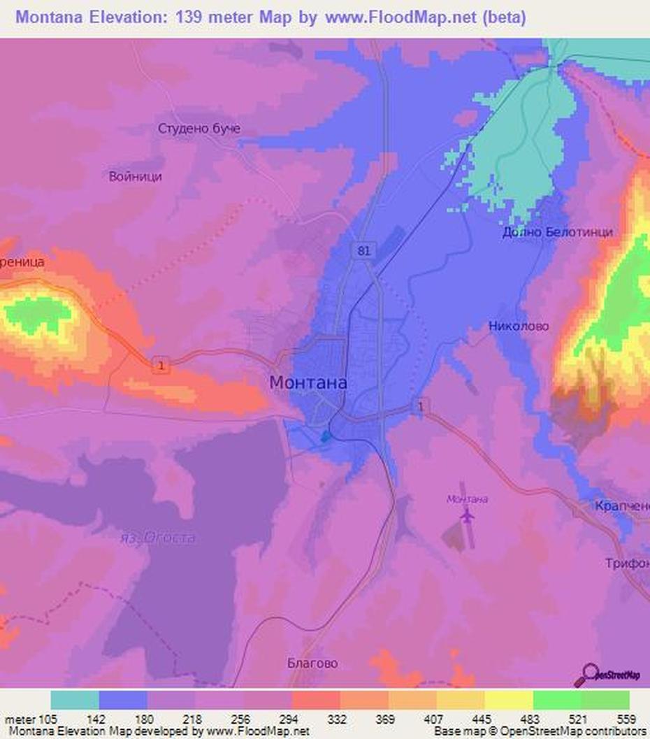 Elevation Of Montana,Bulgaria Elevation Map, Topography, Contour, Montana, Bulgaria, Burgas Bulgaria, Sunny Beach Bulgaria