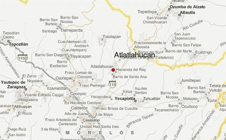 Guia Urbano De Atlatlahucan, Atlautla, Mexico, Mexico  Drawing, United States Mexico