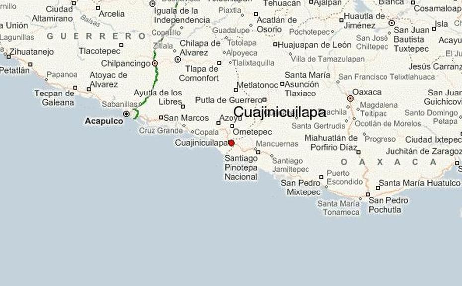 Guia Urbano De Cuajinicuilapa, Cuajinicuilapa, Mexico, Lake Guerrero Mexico, Costa Chica Mexico