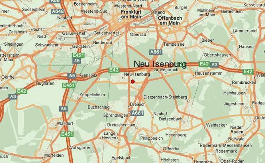 Guide Urbain De Neu Isenburg, Neu Isenburg, Germany, Neuhof Germany, Darmstadt Germany