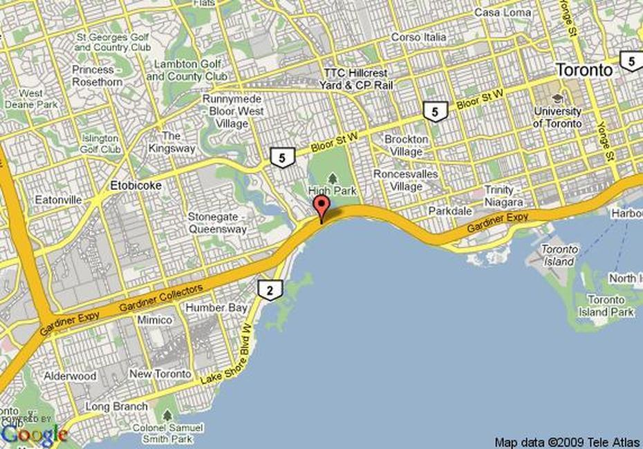 Map Of Four Points By Sheraton Toronto Lakeshore, Toronto, Lakeshore, Canada, Lac  Beauvert, Lakeshore Ca