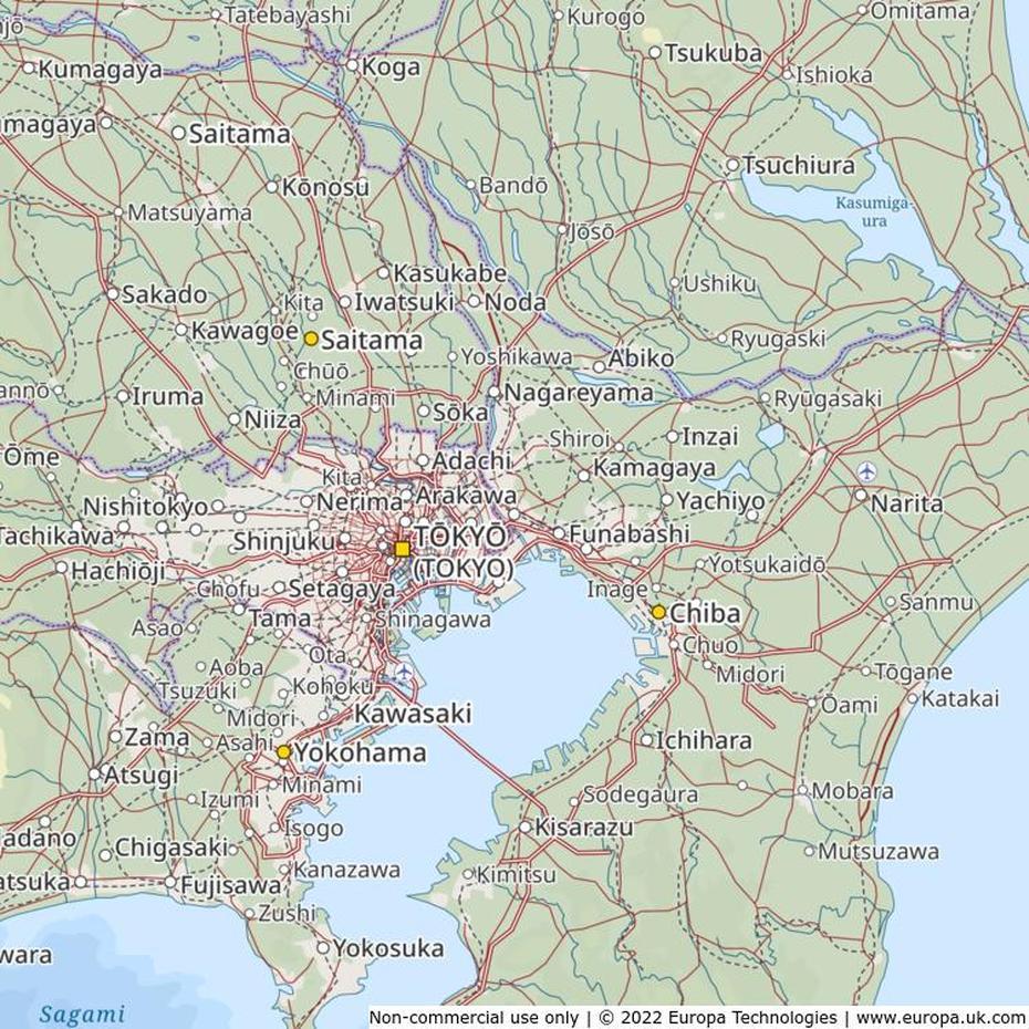 Map Of Ichikawa, Japan | Global 1000 Atlas, Ichikawa, Japan, Chiba City Japan, Chiba Japan