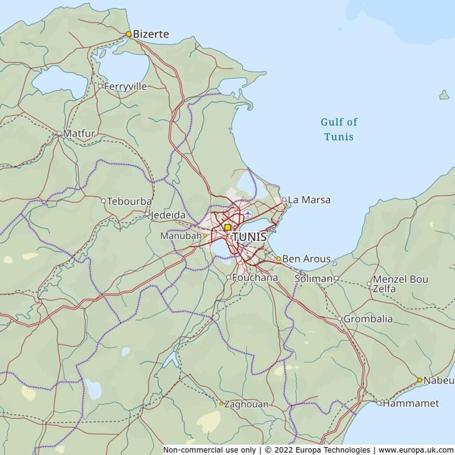 Map Of Tunis, Tunisia | Global 1000 Atlas, Tunis, Tunisia, Tunisia Geography, Tunisia Africa