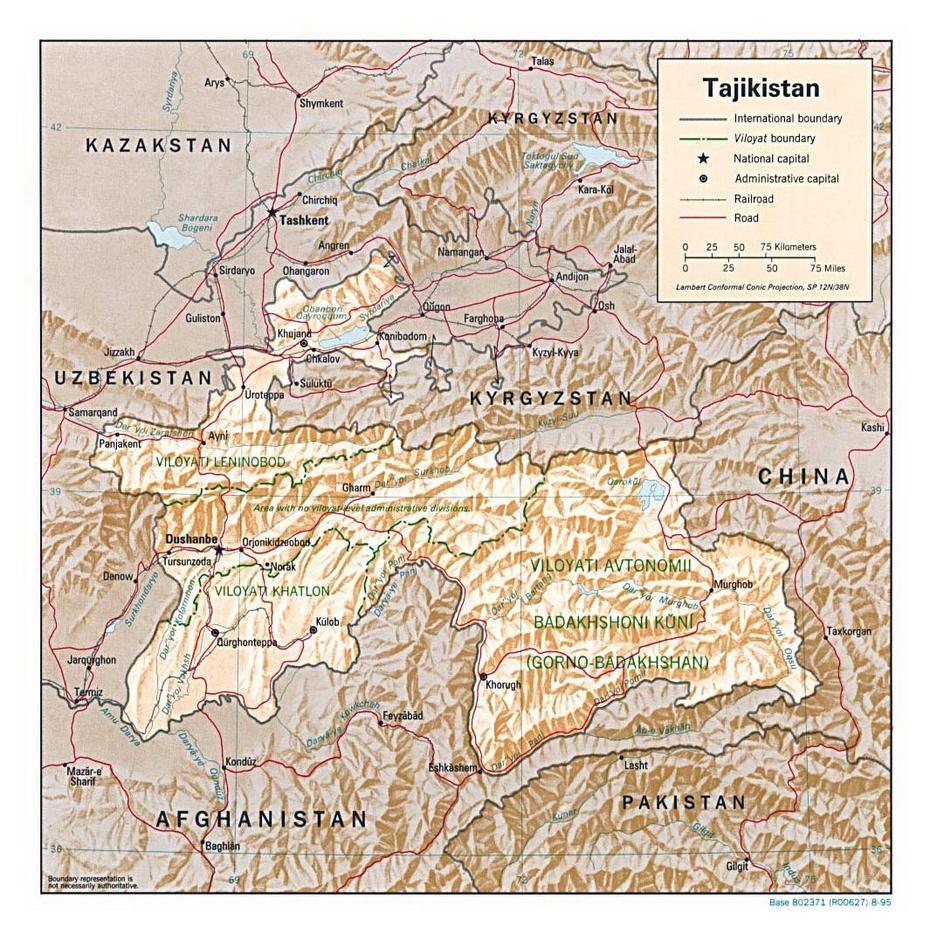 Maps Of Tajikistan | Detailed Map Of Tajikistan In English | Tourist …, Dahana, Tajikistan, Tajikistan Mountains, Tajikistan Central Asia