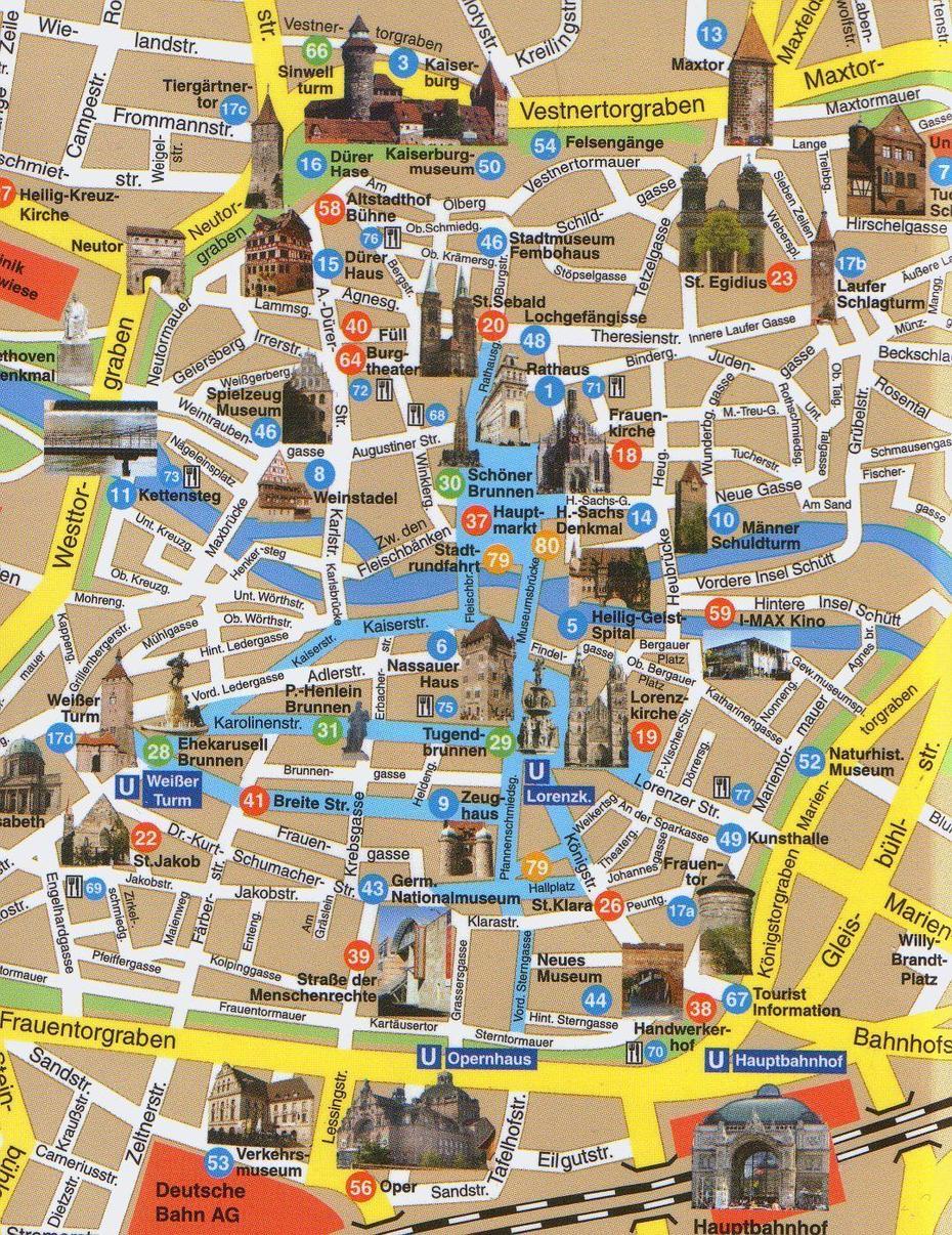 Nuremberg City Map | Nuremberg Germany, Germany Vacation, Germany Travel, Nuremberg, Germany, Nuremberg On, Nuremberg City