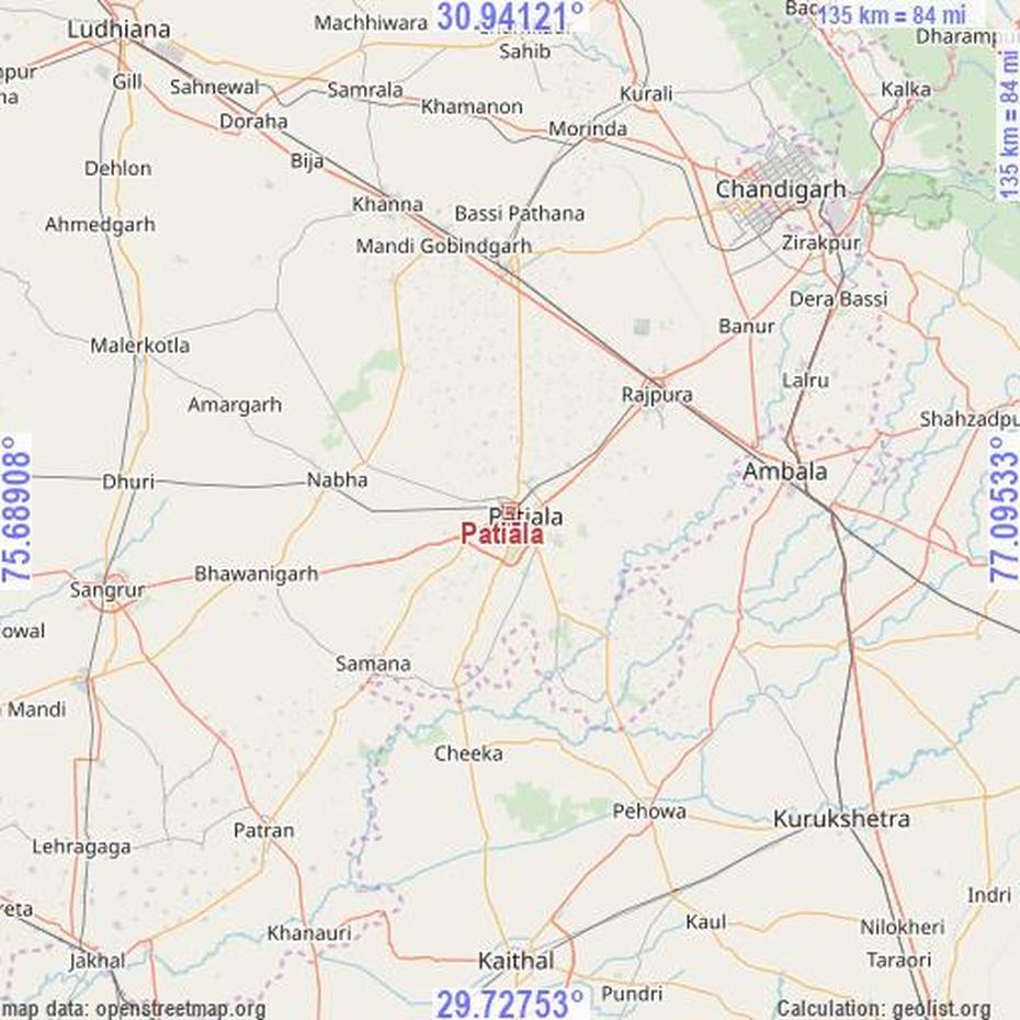 Patiala  Palace, Patiala  Salwar, India Geodata, Patiāla, India