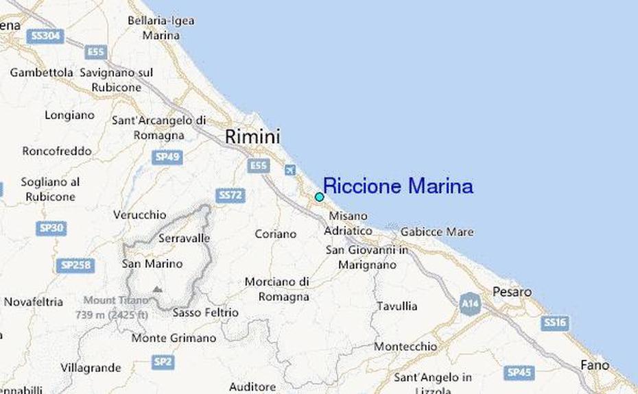 Riccione Marina Tide Station Location Guide, Riccione Marina, Italy, Cattolica Italy, Pesaro Italy