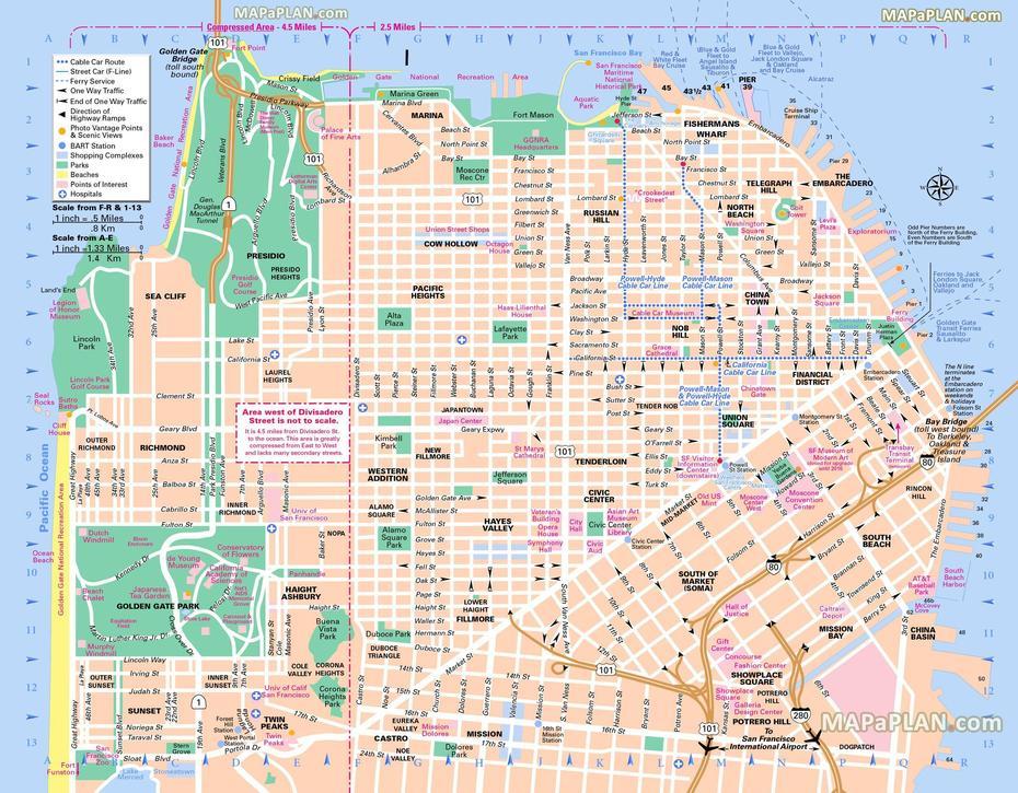 San Francisco Maps | California, U.S. | Maps Of San Francisco …, San Francisco, United States, South San Francisco, San Francisco Topographic