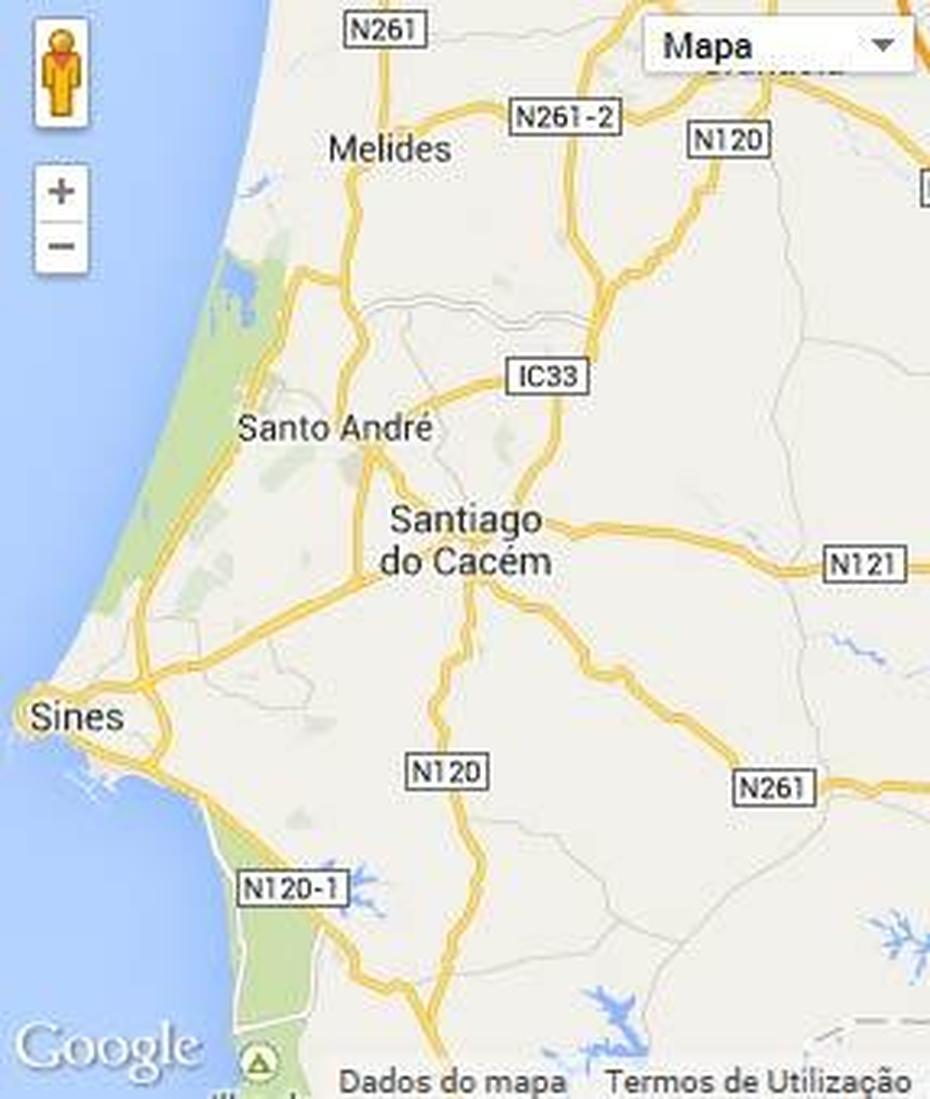 Santiago Location, Freguesias Do Concelho De Sintra, A, Santiago Do Cacém, Portugal