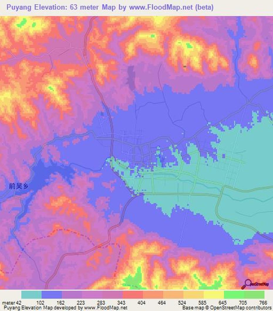Wenzhou China, Changzhou China, Elevation , Puyang Chengguanzhen, China