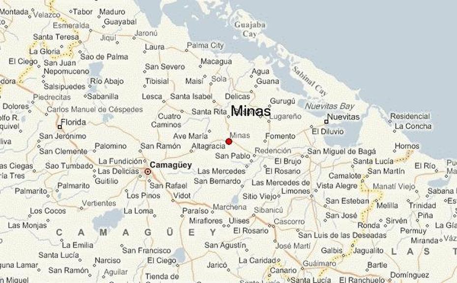 Guia Urbano De Minas, Minas, Cuba, Matanzas Cuba, Matahambre