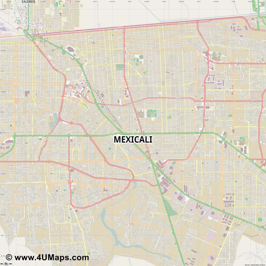 Mexicali A, Mexicali Valley, Svg Scalable, Mexicali, Mexico