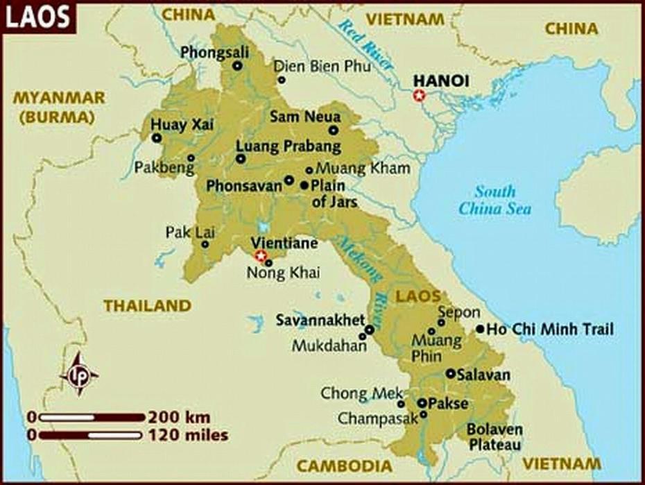 Plain Of Jars & Vientiane, Laos: Laos Map, Vientiane, Laos, Luang Prabang Laos, Laos Provinces