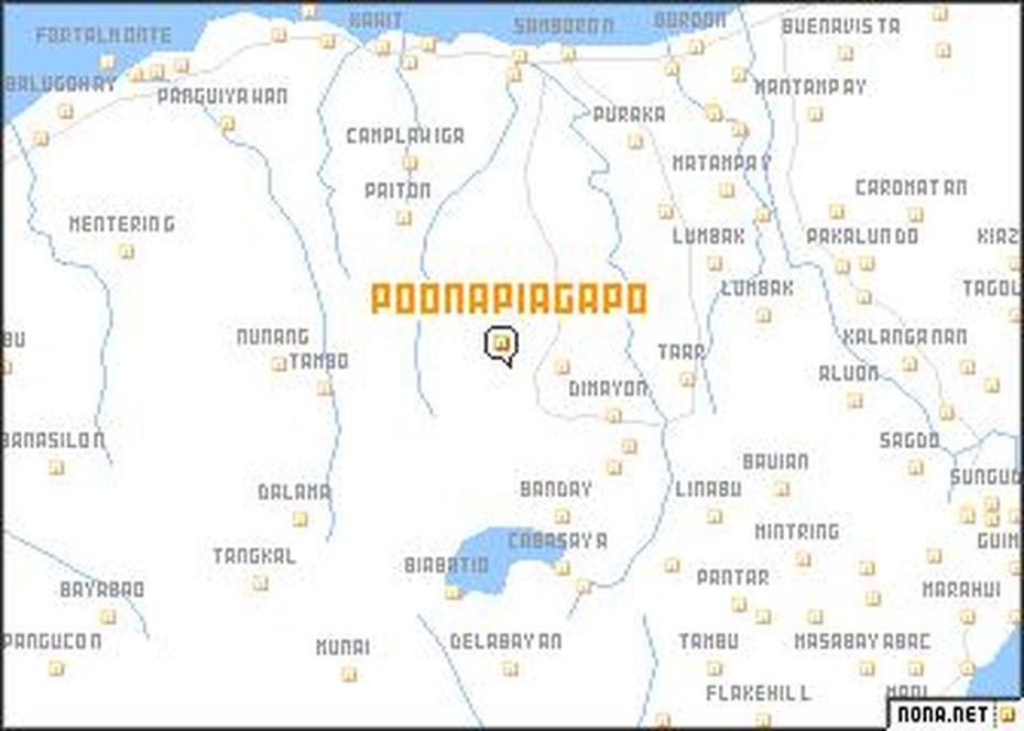 Poona-Piagapo (Philippines) Map – Nona, Poona-Piagapo, Philippines, Poona India, Poona Lake