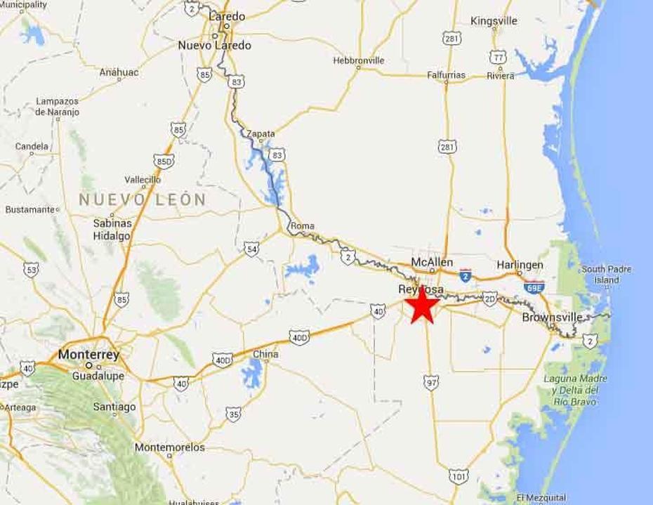 Where Is Reynosa Mexico On A Map | Tourist Map Of English, Reynosa, Mexico, Reynosa Mx, Reynosa Tamps