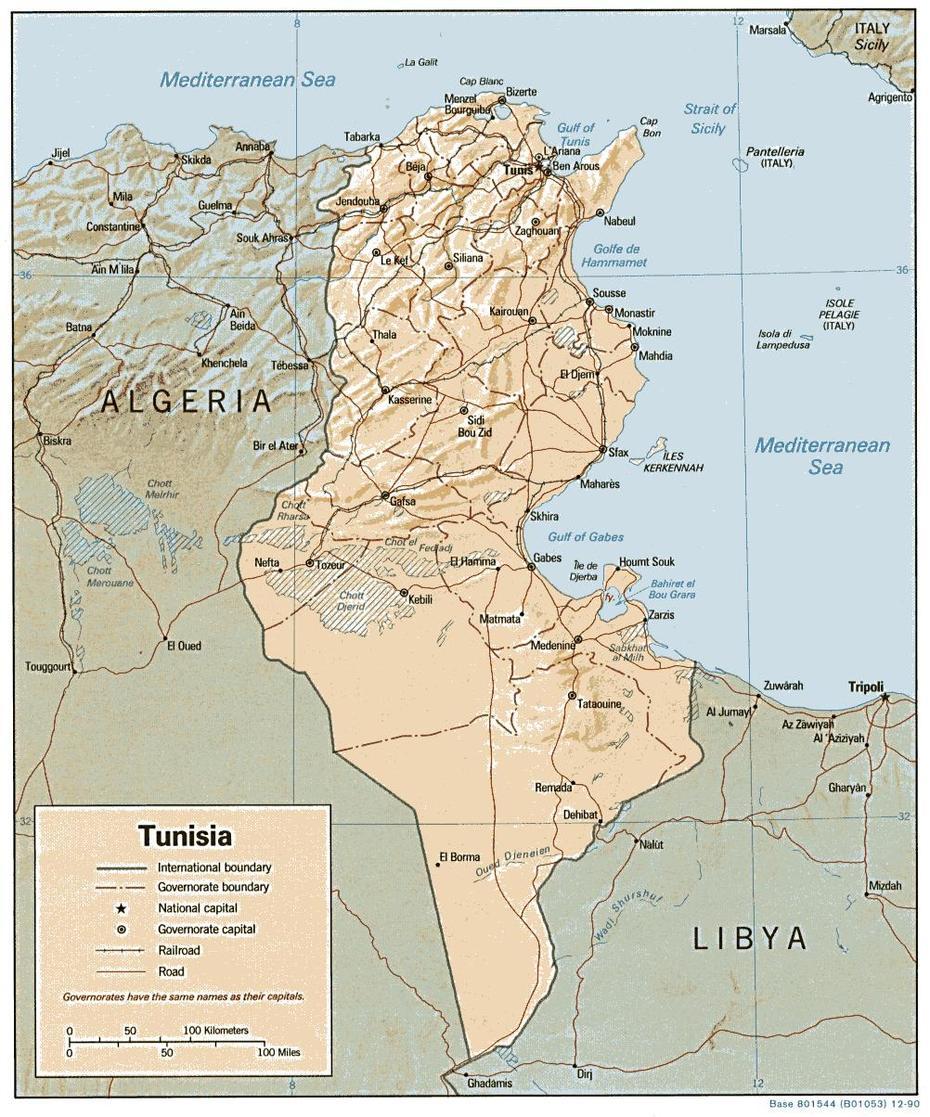 Tunisia Geography, Tunisia Africa, Relief , Ar Rudayyif, Tunisia