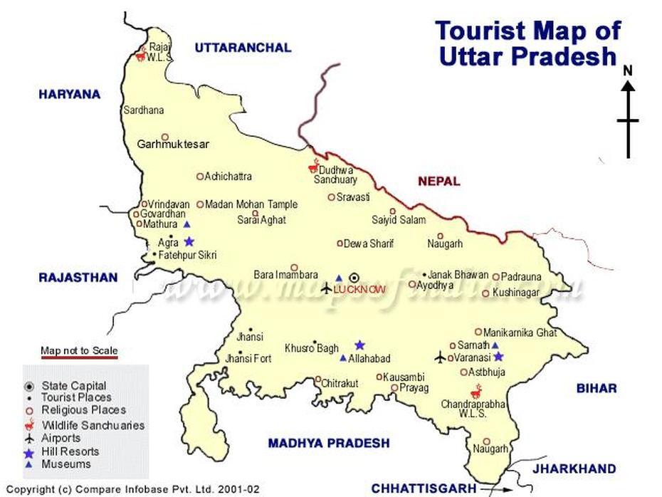 Uttar Pradesh Map, Map Of Uttar Pradesh India, India Maps, Maps India …, Utraula, India, India  World, India  Kids