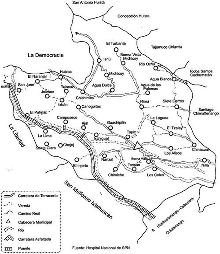 Vias De Acceso A San Pedro Necta | Municipios De Guatemala, San Pedro Necta, Guatemala, Escuintla Guatemala, Monterrico Guatemala