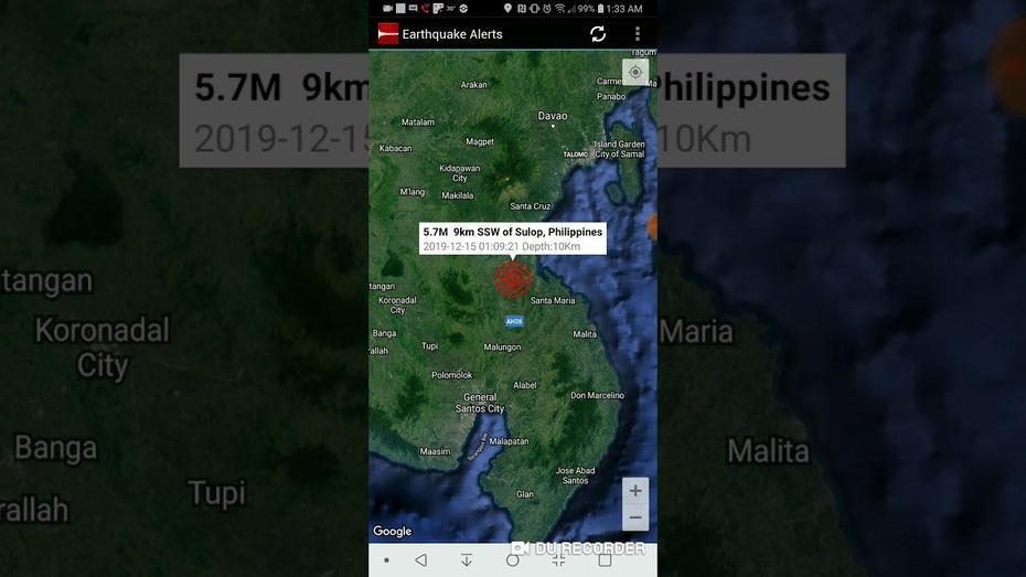 5.7 Earthquake Sulop, Philippines 15-12-19 – Youtube, Sulop, Philippines, Philippines  Simple, Philippines World