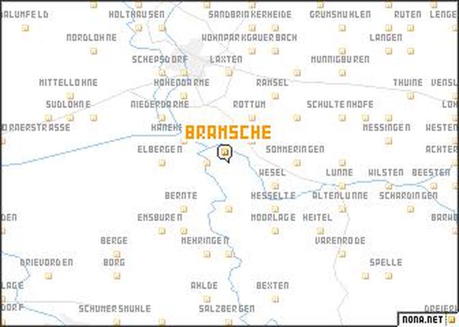 Bramsche (Germany) Map – Nona, Bramsche, Germany, Einbeck Germany, Rheinberg Germany