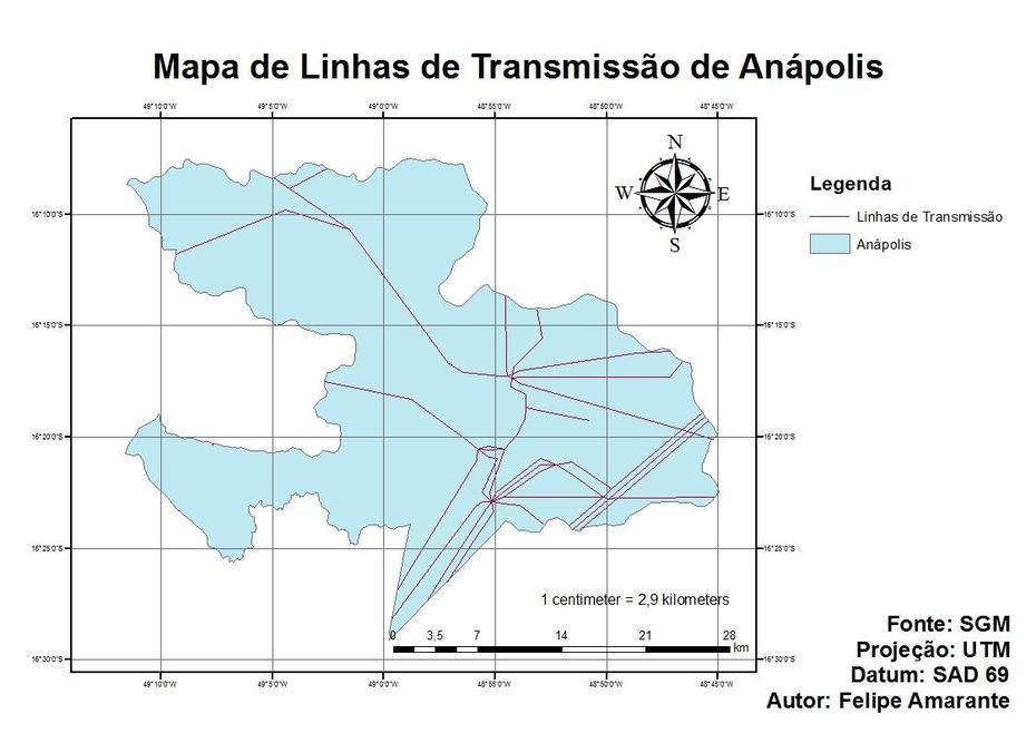 Cartografia Tematica: Mapa Da Cidade De Anapolis, Anápolis, Brazil, Brazil  Printable, Base Anapolis Brazil