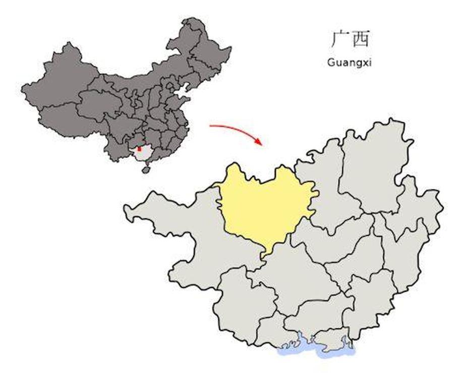 Chinese Cities With Over A Million Population, — Page 1, Hechi, China, Guangxi  Province, Guangxi  Region