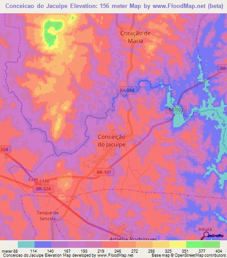 Elevation Of Conceicao Do Jacuipe,Brazil Elevation Map, Topography, Contour, Conceição De Jacuípe, Brazil, Brazil On World, Brazil  Cartoon