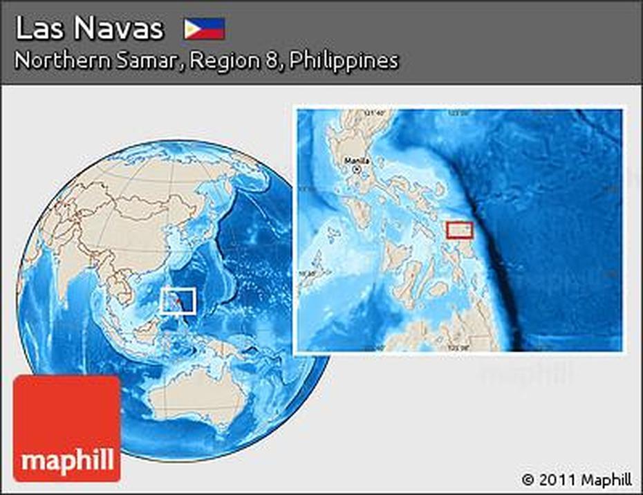 Free Shaded Relief Location Map Of Las Navas, Las Navas, Philippines, Batalla De Las Navas De Tolosa, Las Navas Del Marques