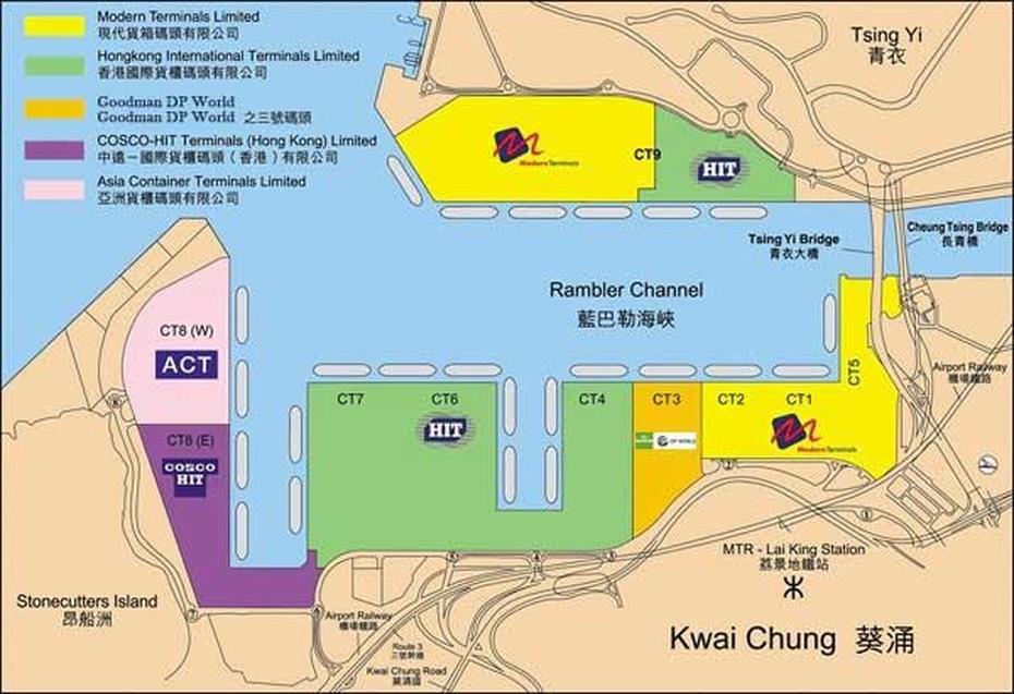 Hong Kong Container Terminal Operators Association Limited – Facilities …, Kwai Chung, Hong Kong, Hong Kong Shipping Port, Hong Kong Industrial